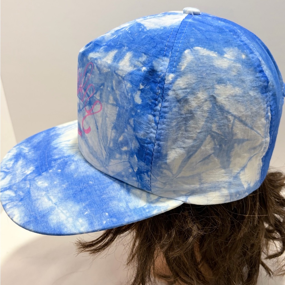 Blue Tie-Dye Cap Confetti Ice Cream Logo